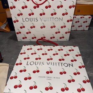 Louis Vuitton Murakami Cherry shopping bag